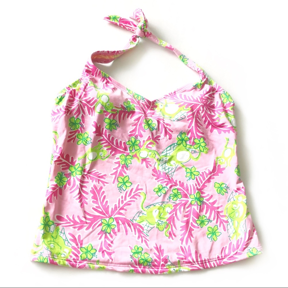 LILLY PULITZER Tankini Mommy & Me Monkey Palm 4